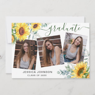 Invitación Moderna y sencilla fiesta Minimalista de graduació