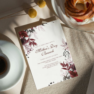 Invitación moderna y sencilla para el brunch del d