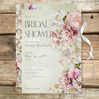 Modernas rosas rosadas y lilas duchas de novias ve