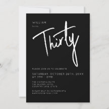 Moderno 30° Treinta y Treinta Años de Negrura