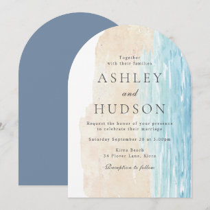 Invitación Moderno All Seasons Beach Boho Arch Boda