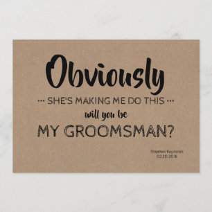 Invitación Moderno   AMIGO DEL NOVIO   MEJOR Propuesta divert