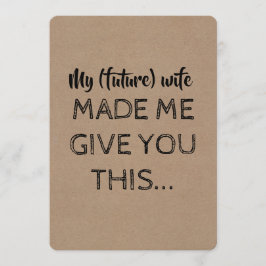 Invitación Moderno | AMIGO DEL NOVIO | MEJOR Propuesta divert