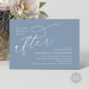 Invitación Moderno Antes Feliz Después De La Cena De Ensayos