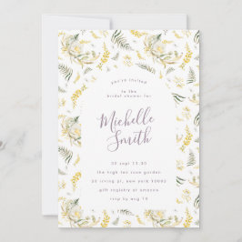 Invitación Moderno Arco de Flor Silvestre Boho Ducha Bridal