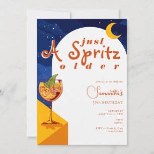 Invitación Moderno Arco Elegante Un Spritz Aniversario De Ver