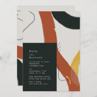 Moderno arte pintado Resumen Boda creativo