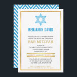 Invitación MODERNO BAR MITZVAH INVITE estrella jewish azul do<br><div class="desc">por kat massard >> www.simplysweetPAPERIE.com << Un diseño sencillo pero elegante para la celebración de BAT MITZVAH de su hijo. Vaya, sus amigos y familia con este pequeño número ;D Configurar como plantilla es sencillo para usted agregar sus propios detalles, agregar su foto o pulsar el botón personalizar y puede...</div>