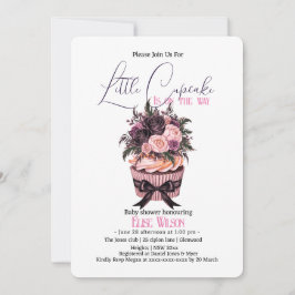 Invitación Moderno bizcocho acuático con ducha para bebé3