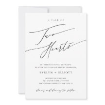 Moderno Boda blanco y negro sin tiempo