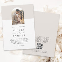 Moderno Boda de código de arco de fotos elegante m