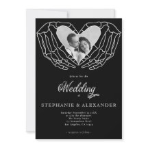 Moderno Boda de manos en el esqueleto de fotografí