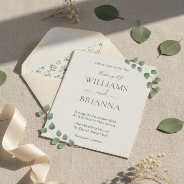 Invitación Moderno Boda de marco geométrico de oro Minimalist (Subido por el creador)