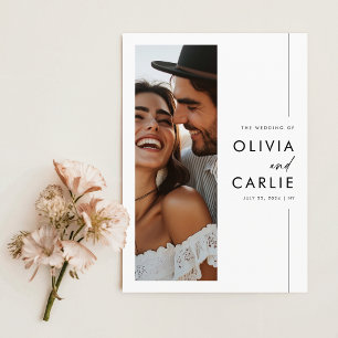 Invitación Moderno Boda de presupuesto de guiones elegantes