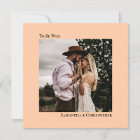 Moderno Boda Minimalista de fotos cuadradas de cor