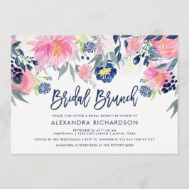 Invitación Moderno brunch floral de Rubor y Marina