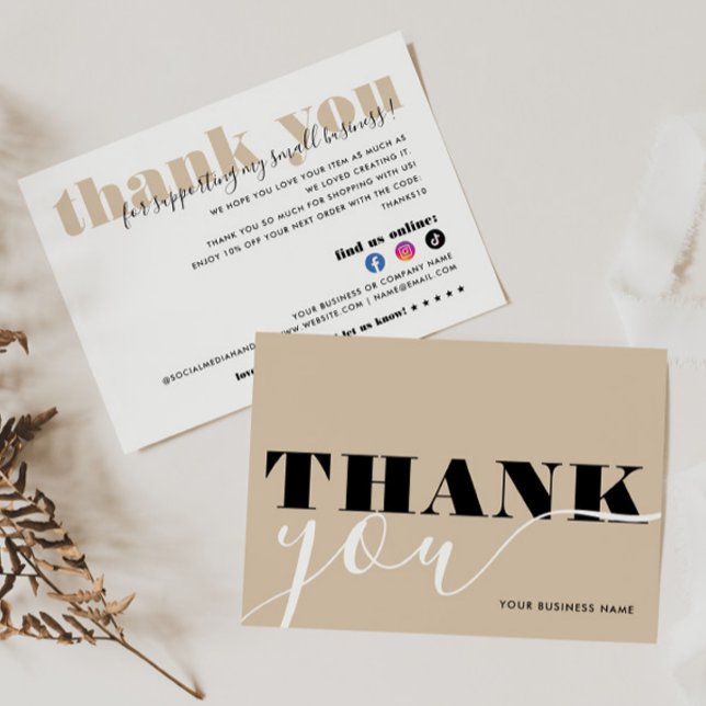 Invitación Moderno Business Gracias Por Su Pedido De Compra (Subido por el creador)