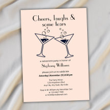 Moderno Cheers Laughs Lears Lears Cocktail Retirem