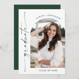 Invitación Moderno código QR del Partido de Graduación de FOT