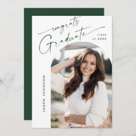 Invitación Moderno código QR del Partido de Graduación de FOT