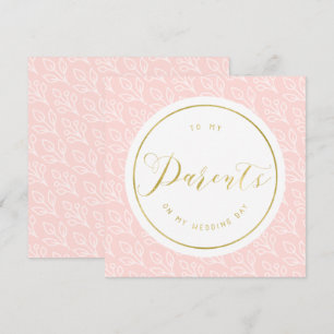 Invitación Moderno Delicado "El día de la boda de mis padre