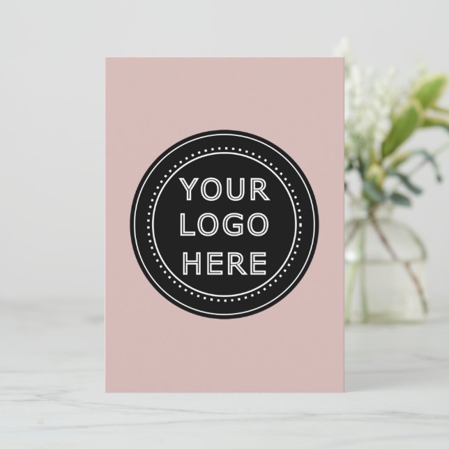Invitación moderno, elegante y personalizado (Anverso de pie)