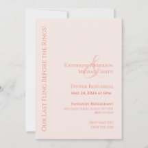 Moderno ensayo de cena Boda-Rubor