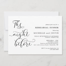 Invitación Moderno ensayo Minimalista simple Invita