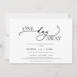 Invitación Moderno ensayo Minimalista simple Invita