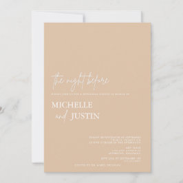 Invitación Moderno ensayo Minimalista simple Invita