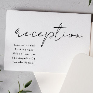 Invitación Moderno ensayo Personalizado Cena Acogida Boda