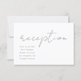 Invitación Moderno ensayo Personalizado Cena Acogida Boda