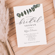 Moderno Eucalyptus Greenery Bridal Shower