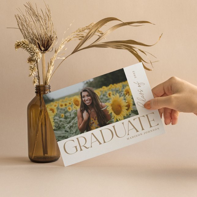Invitación Moderno Fiesta de fotografía de graduación de posg (Subido por el creador)