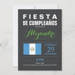Invitación Moderno: Fiesta de Guatemala
