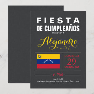 Invitación Moderno: Fiesta de Venezuela