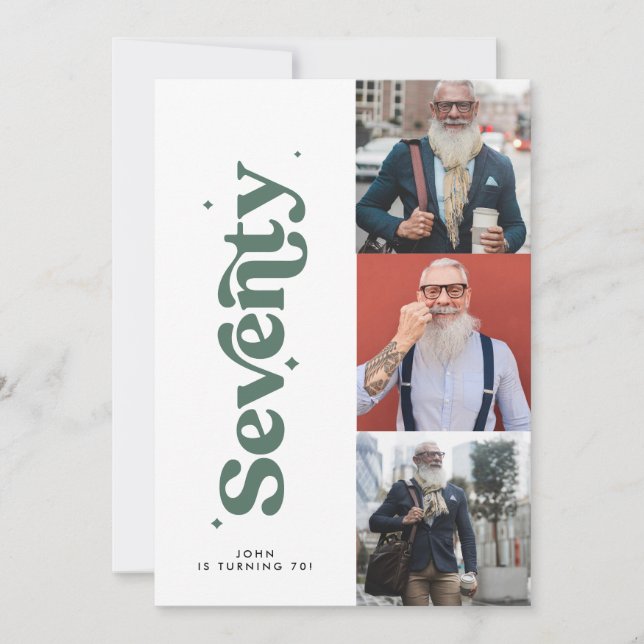 Invitación Moderno fotográfico multifotomoderno minimalista s (Anverso)