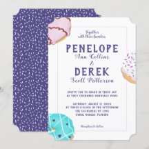 Moderno Ilustracion de crema helada Boda dulce