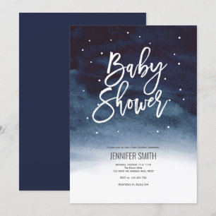 Invitación Moderno, Invierno, Niño, Baby Shower