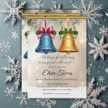 Moderno Jingle Bells Navidad Ornamento Baby Shower