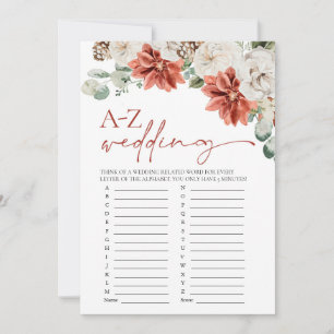 Invitación Moderno juego de ducha de novia de Boda de Inviern