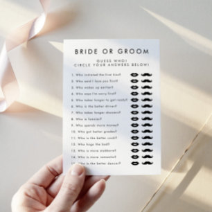 Invitación Moderno juego de ducha de novia o Boda Groom