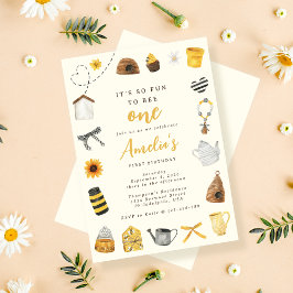 Invitación Moderno Lindo es tan divertido ser uno cumpleaños 