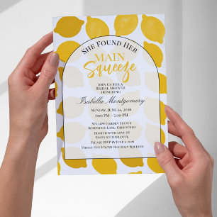 Invitación Moderno Minimal Main Squeeze Despedida de Soltera