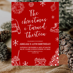Invitación Moderno Minimalista El Cumpleaños que me vuelvo Na