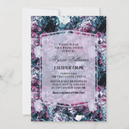 Invitación Moderno Moody Florals Bridal Shower