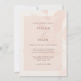 Invitación Moderno otoño, Boda en la sombra de la floración r