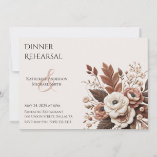 Invitación Moderno País Elegante Occidental- Floral