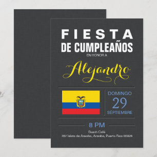 Invitación Moderno: Partido República de Ecuador