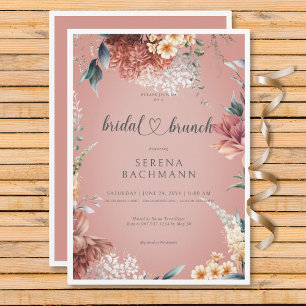 Invitación Moderno Romántico Jardín Floral Bridal Brunch
